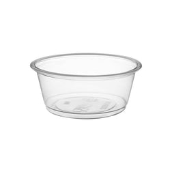 Vaso para soufflé de plástico transparente de 3,25 oz./vaso para porciones, 2500 unidades por caja 