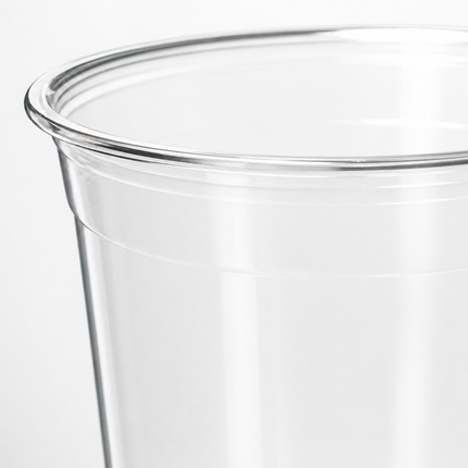 Rise Up 32 oz Clear PET Plastic Straight Wall Cold Cup - 300/Case