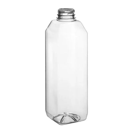 32 Oz Square Clear Juice Bottle – 77/Case