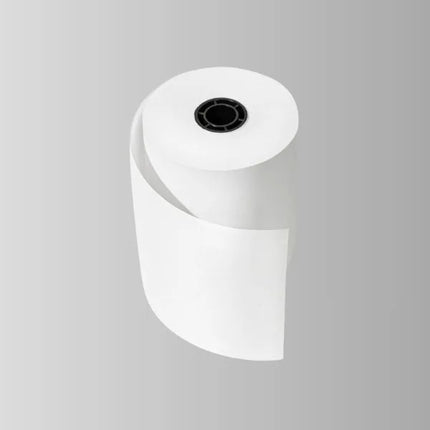 3 1/8" x 230' Thermal Paper Roll White – White (50/Case)