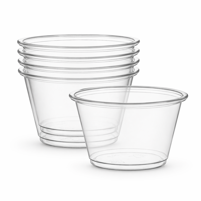 4 oz Clear Portion Cups, 2500 Count Case