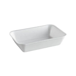 CKF 88070 #42P White Foam Meat Tray – 8 3/4