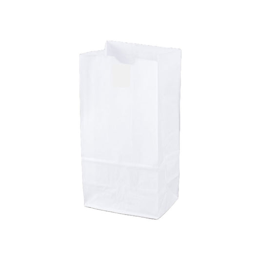 #4 lb. White Paper Bag <br>500/Bundle
