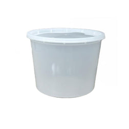 Recipiente para sopa de delicatessen y tapa para microondas Rise de 64 oz, HD 120/caja 