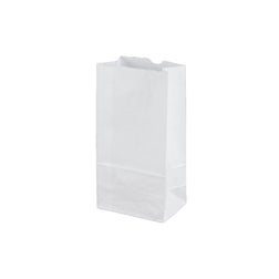 Bolsa de papel blanca de 6 libras<br> 500/paquete 