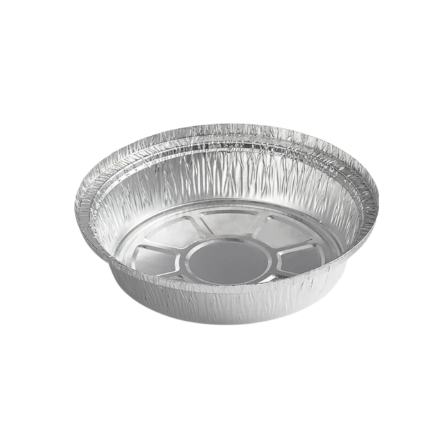 9" Round Aluminum Foil Container (Pie Pan) - 500/Case