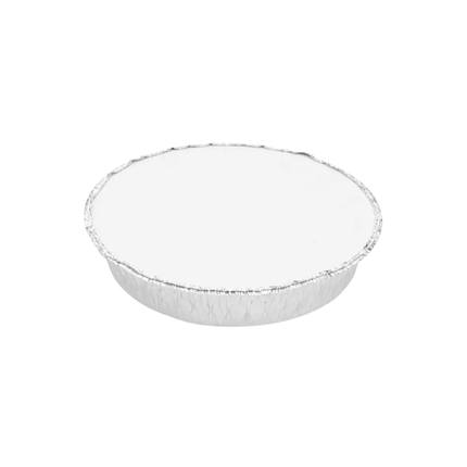 7" Round Foil-Laminated Board Lid for Foil Pan - 500/Case