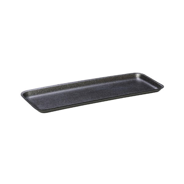 CKF 87807 (#7S) Black Foam Meat Tray 14 3/4" x 5 3/4" x 5/8" - 250/Case