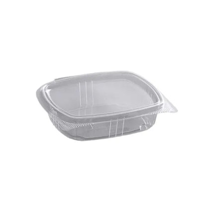 8 Oz Plastic Clear Hinged Lid Container RPTHLID08 - 200/Case