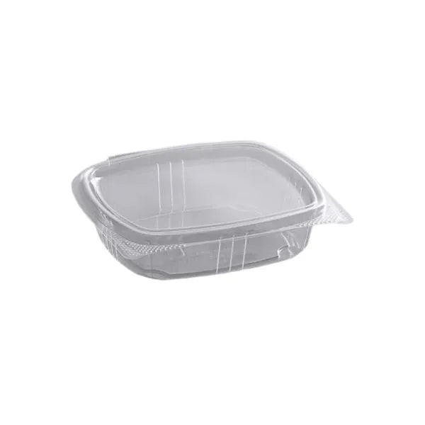 8 Oz Plastic Clear Hinged Lid Container RPTHLID08 - 200/Case