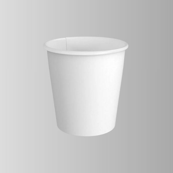 8 Oz Single Wall Hot Paper Cup - 1000/Case