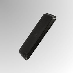 CKF 87807 #7H/7S Durable Black Foam Meat Tray – 14 3/4" x 5 3/4" x 5/8" (250/Case)