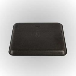 CKF 87812 #12S Durable Black Foam Meat Tray - 11" x 9" x 1/2" (250/Case)
