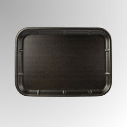 CKF 87815 #10X14 Durable Black Foam Meat Tray – 14
