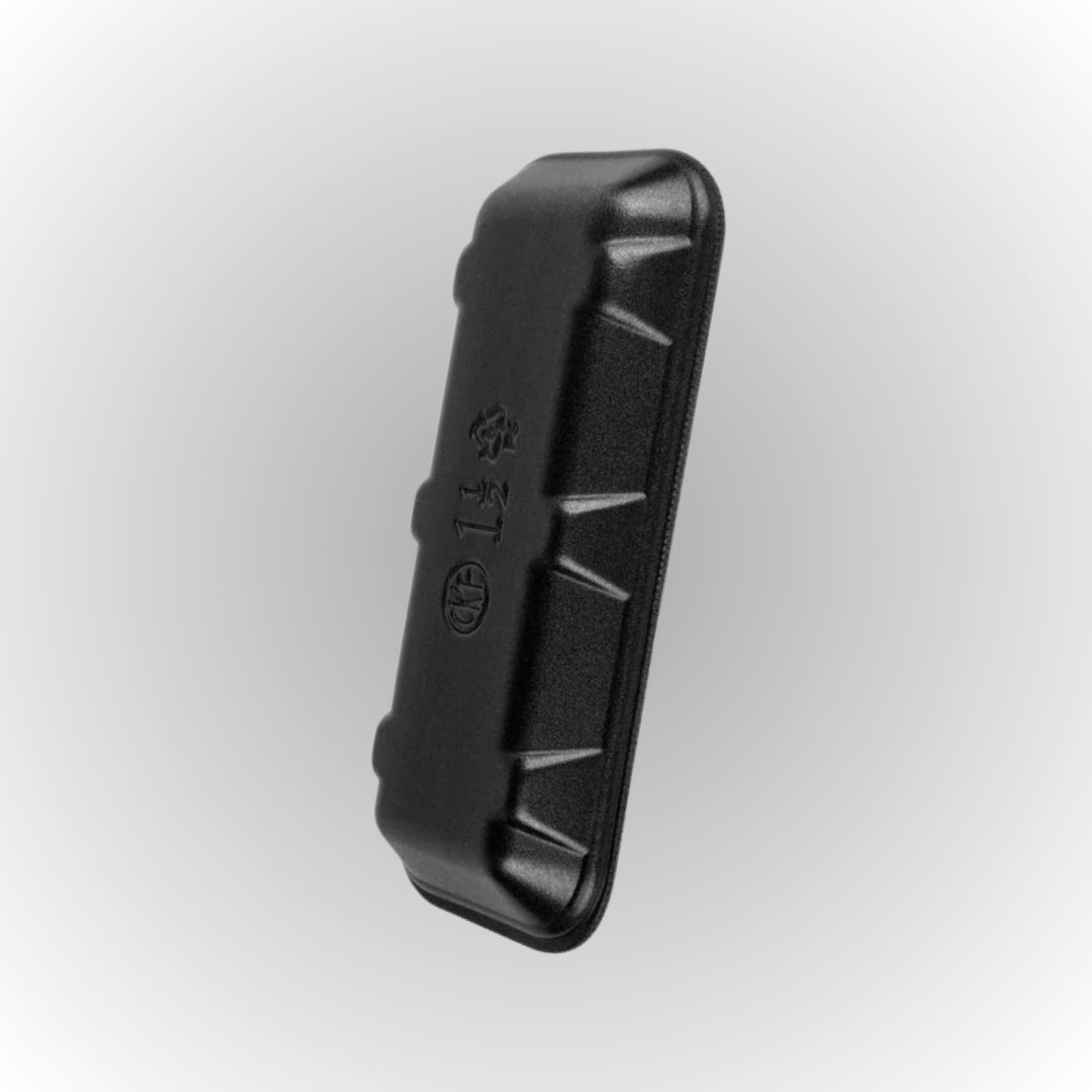 CKF 87818 #1.5 Durable Black Foam Meat Tray - 7 7/16" x 3 3/4" x 7/8" (1000/Case)