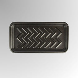 CKF 87825 #25S Durable Black Foam Meat Tray – 15