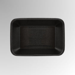 CKF 87846 #42P Durable Black Foam Meat Tray – 8 1/4