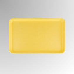 CKF 87916 #16S Durable Yellow Foam Meat Tray – 11 3/4