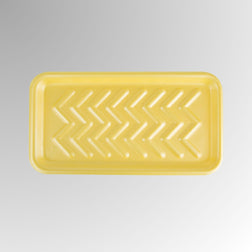 CKF 87925 #25S Durable Yellow Foam Meat Tray – 15