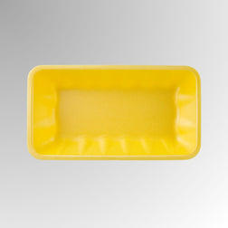 CKF 87941 #10K Durable Yellow Foam Meat Tray – 10 3/8