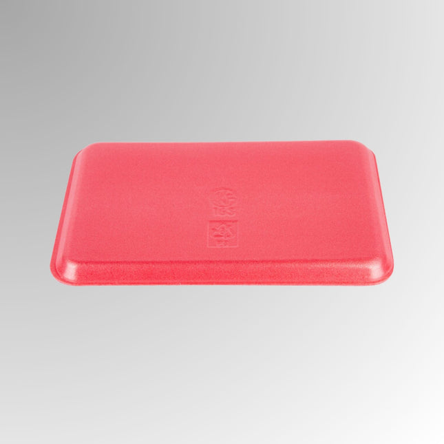 CKF 88069 (#16S) Rose Foam Meat Tray 11 3/4" x 7 1/2" x 5/8" - 250/Case