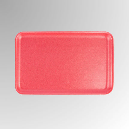 CKF 88069 (#16S) Rose Foam Meat Tray 11 3/4" x 7 1/2" x 5/8" - 250/Case