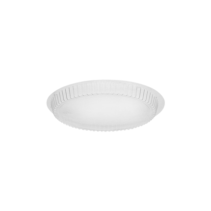 8" Clear Plastic Round Dome Lid - 500/Case