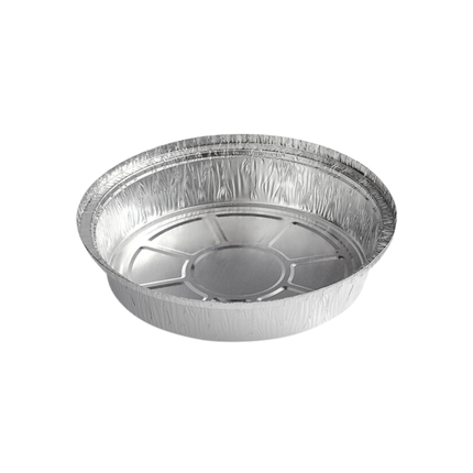 8" Round Aluminum Foil Container (Pan) - 500/Case