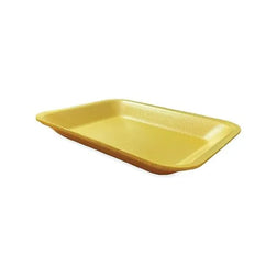 CKF 86530 #8P Yellow Foam Meat Tray – 8" x 6" x 1" (200/Case)