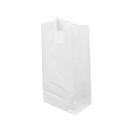 #8 lb. White Paper Bag <br>500/Bundle