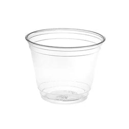 9 Oz Clear Plastic Pet Cup 92 MM Diameter - 1000/Case
