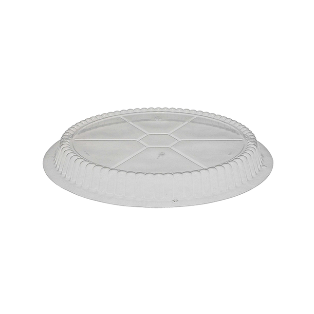 9" Clear Dome Lids for Foil Containers - 500/Case