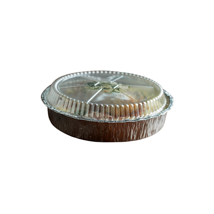 9" Clear Dome Lids for Foil Containers - 500/Case