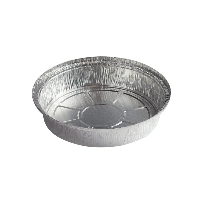 7" Round Aluminum Foil Container (Pan) - 500/Case