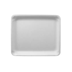 CKF 88059 #9L White Foam Meat Tray – 9 1/2