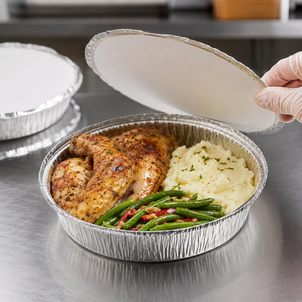 9 inch round aluminum foil container