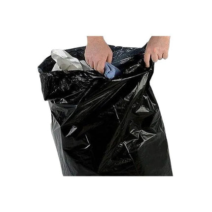 Black Jumbo T-Sack 15" x 7" x 26" - 400/Case