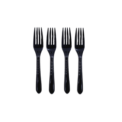 Heavy Duty Black Plastic Fork - 1000/Case