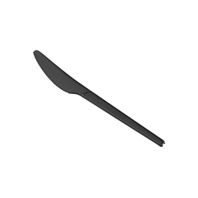Heavy Duty Black Plastic Knife - 1000/Case