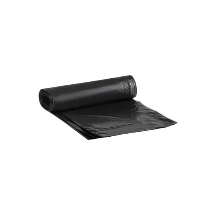 Black Plastic Trash Can Liner 60 Gallon 38" x 58" - 100/Case