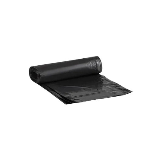 Black Plastic Trash Can Liner 60 Gallon 38" x 58" (100/Case)