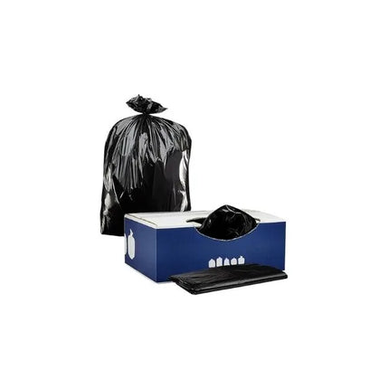 Black Trash Bag 45 Gallon 2 Mil - 100/Case