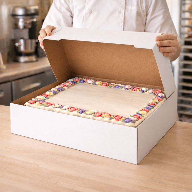 Cake Box 20.5 x 14.5 x 5 Inch - 50/Case