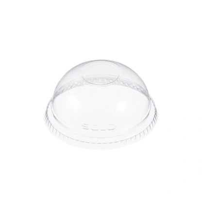 Clear Dome Lid with No Hole – Fits 10 oz PET Cups 1000/Case