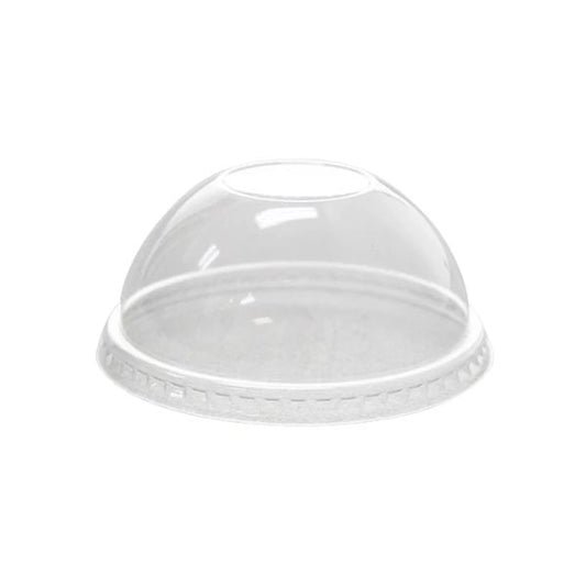 Clear Dome Lid with No Hole – Fits 10 oz PET Cups 1000/Case