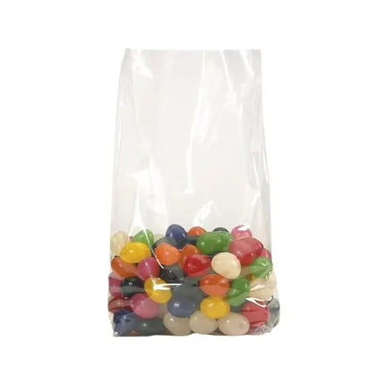 Clear Plastic Poly Bag 12" x 6" x 24" 1 Mil - 500/Case