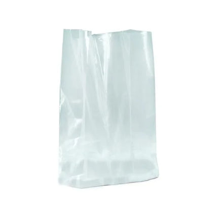 Clear Plastic Poly Bag 12" x 8" x 30" 1 Mil - 500/Case