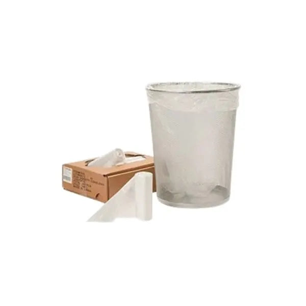 Clear Plastic Trash Can Liner 30" x 37" 13 Mic