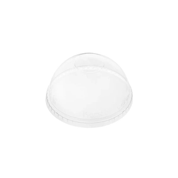 Fits 16/20/24 Oz Clear Pet Cup - Dome Lid No Hole D98Nh - 1000/Case