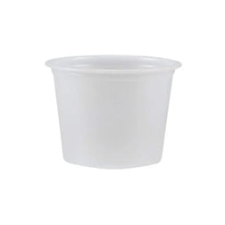 Vaso de plástico transparente para soufflé de 2 oz./vaso para porciones, 2500 unidades por caja 